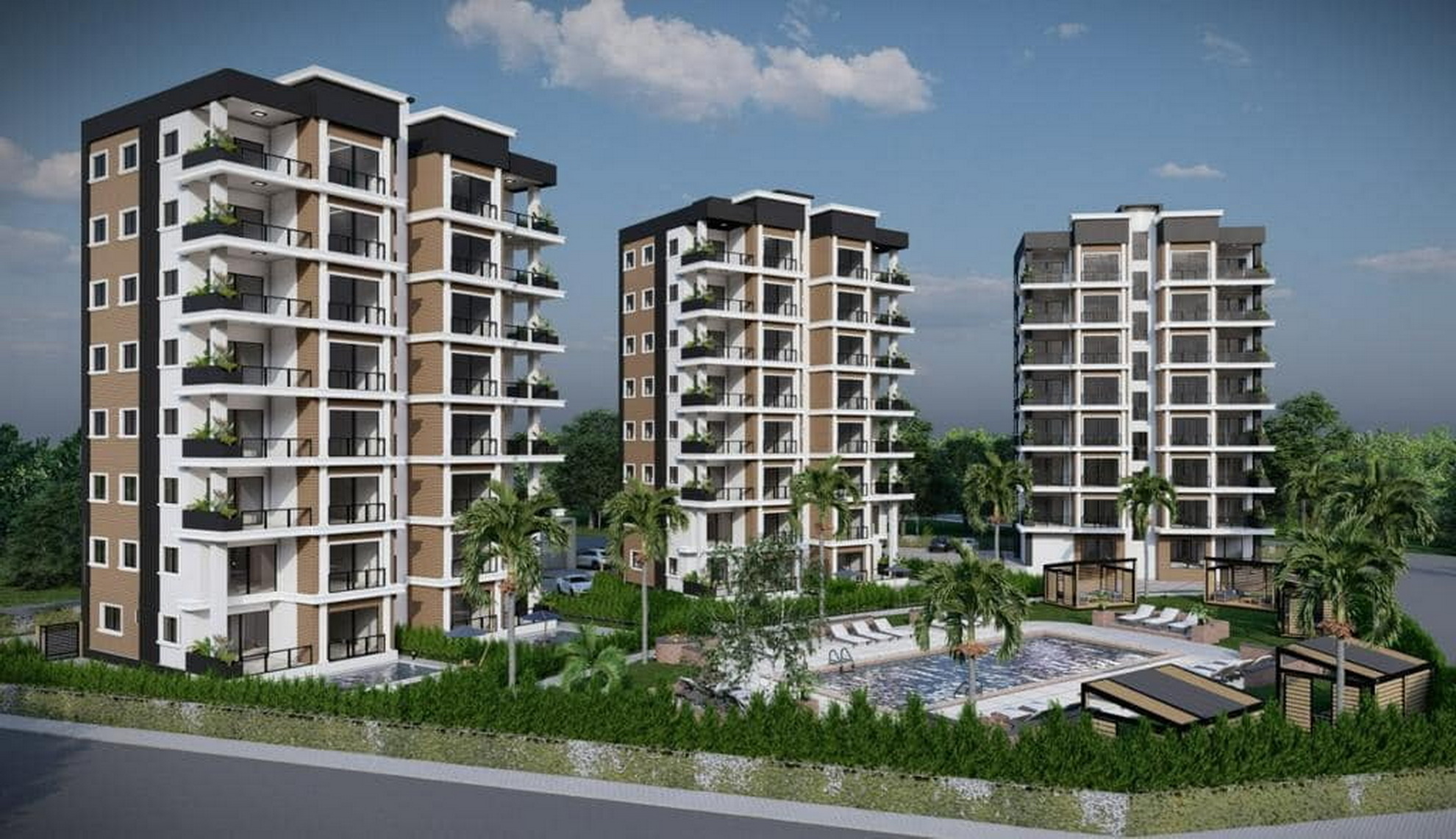 Квартира 4+1 с техникой в Мезитли, Мерсин - MERCEO41